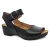 Dansko Tiana Black Burnished Calf