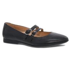 Dansko Leeza Black Nappa
