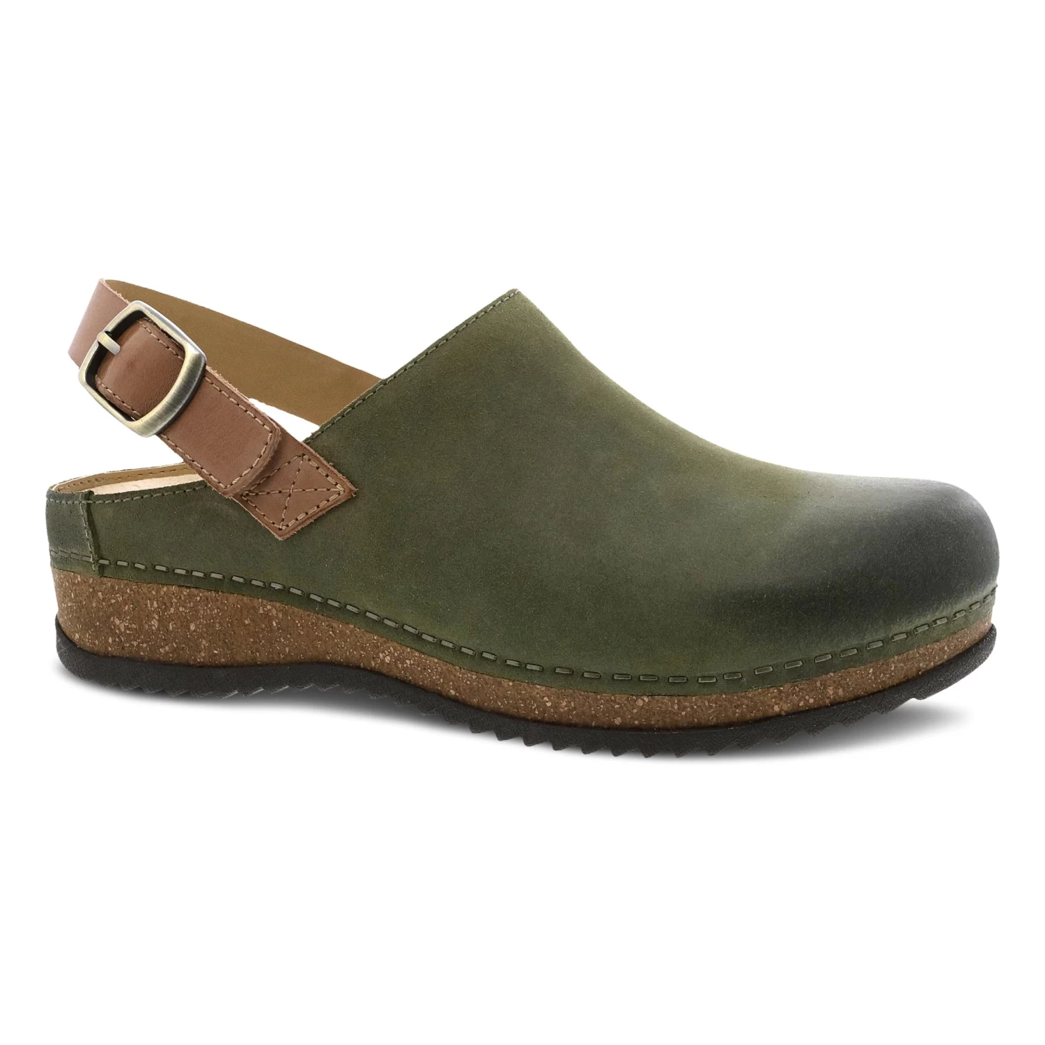 Dansko Merrin Olive Burnished Suede 1 Dansko Merrin Olive Burnished Suede